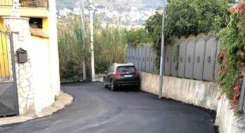 Dopo 40 anni riasfaltata via Via Adragna, non sarà più una “trazzera”