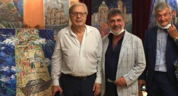 Grande successo a Monreale per le pitture in mostra di Filippo Lo Iacono
