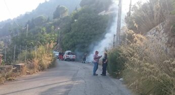 Emergenza rifiuti a Monreale, a fuoco i cassonetti stracolmi