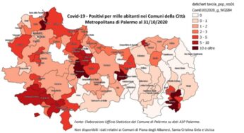 Covid-19, 53 positivi a Monreale