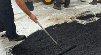 Passa il Giro d’Italia, asfalto temporaneo in via Cappuccini e Arcivescovado