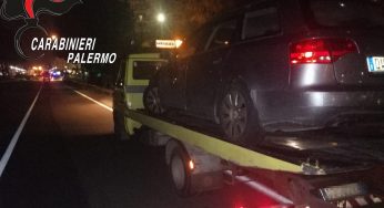 Auto contromano in autostrada, i carabinieri di Monreale evitano la tragedia