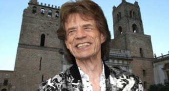Mick Jagger a Monreale incantato dal Duomo