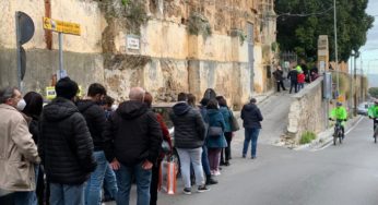 A Monreale l’hub vaccinale pieno, in centinaia in fila al San Gaetano