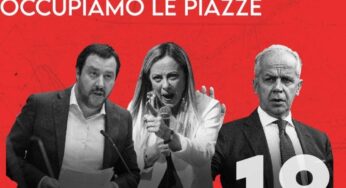 Studenti di Monreale in piazza contro il Governo Meloni