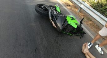 Monreale, moto si schianta in Circonvallazione: due feriti