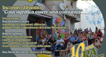 “Cosa significa essere una Comunità” il dibattito domani pomeriggio a Pioppo