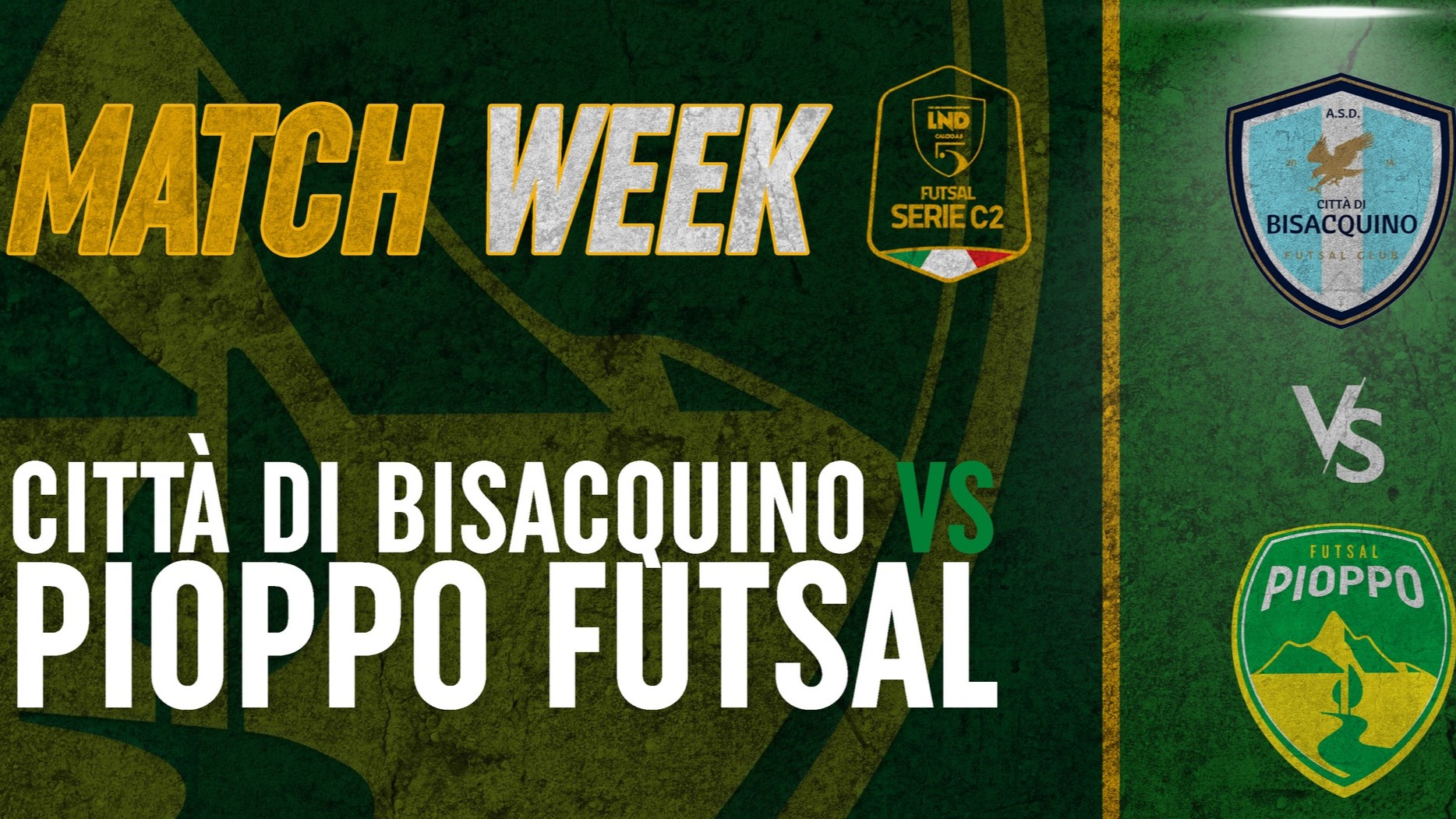 Prima trasferta stagionale per il Pioppo Futsal, sabato sarà ospite del Bisacquino