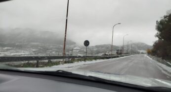 Neve e grandine nel Monrealese: Evergreen al lavoro