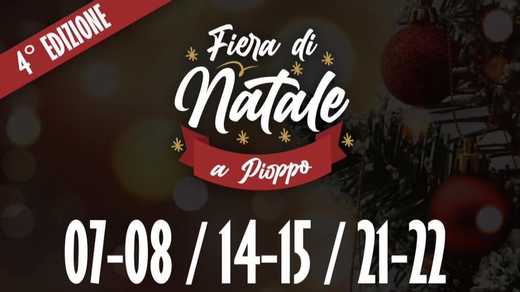 Aria di festa a Pioppo, in arrivo la quarta edizione della Fiera di Natale!