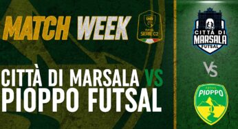 Pioppo Futsal in trasferta a Marsala per la diciottesima giornata del Campionato di Serie C2