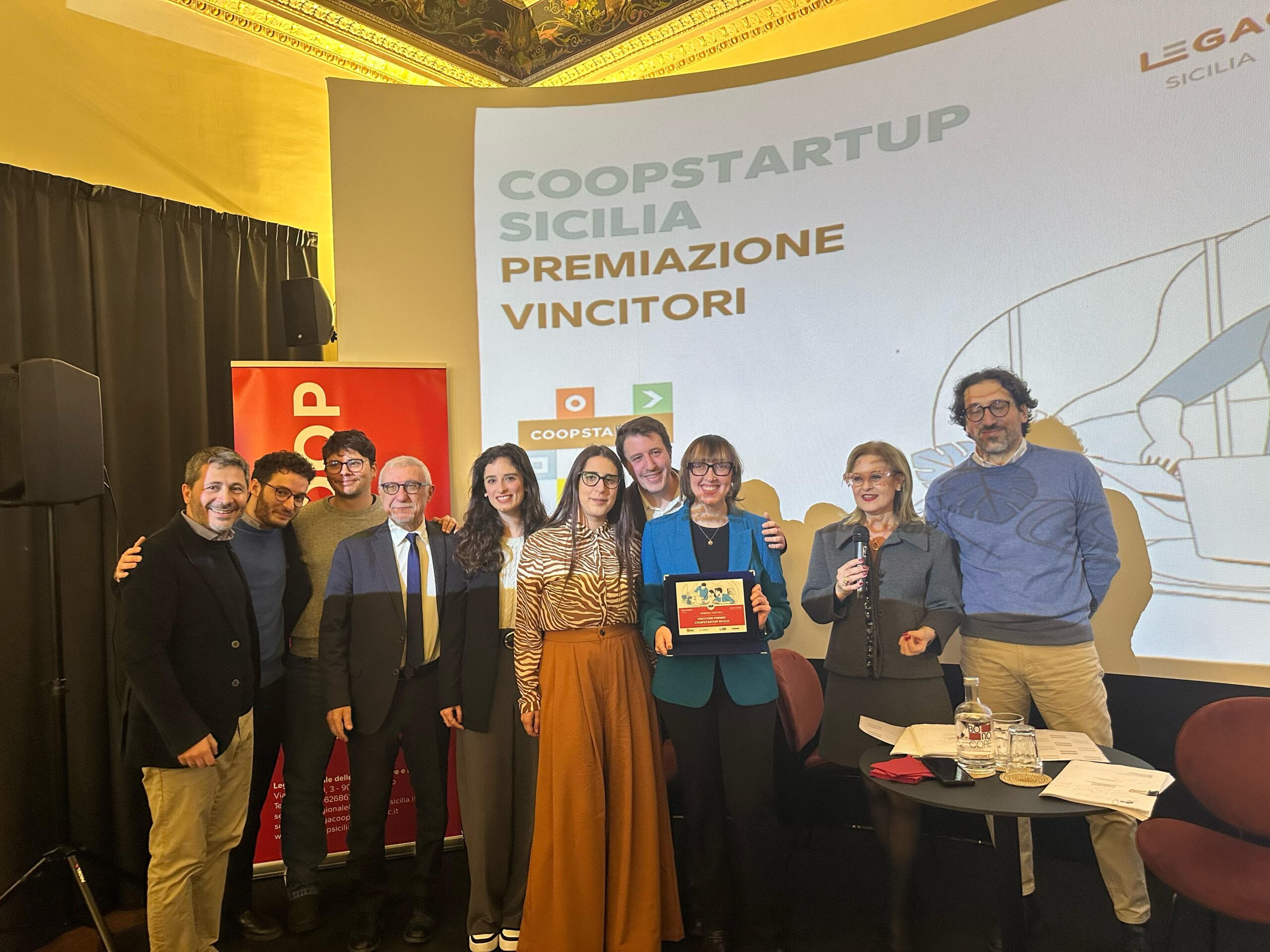 Sei giovani monrealesi premiati per il loro progetto di cooperativa