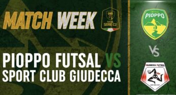 Il Pioppo Futsal riceve lo Sport Club Giudecca in occasione della 19ª giornata del Campionato di Serie C2