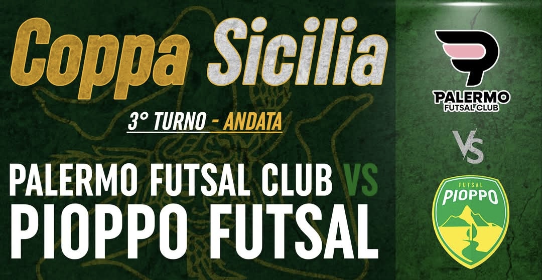 Il Pioppo Futsal fa visita al Palermo Futsal Club per la gara d’andata del 3º turno di Coppa Sicilia