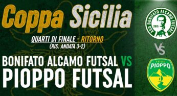 Pioppo Futsal in trasferta ad Alcamo alla ricerca del pass per la Final Four di Coppa Sicilia