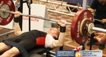 Un altro oro per Gabriele Di Cristina ai Campionati Italiani assoluti di Para Powerlifting a Fiumicino