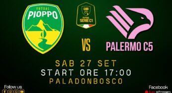 Pioppo Futsal pronto al primo confronto con una big del Campionato di Serie C1, sabato arriva il Palermo C5