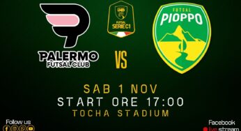 Pioppo Futsal in trasferta in casa del Palermo Futsal Club, Mister Basile: “Avversario assetato di punti, noi dobbiamo giocare con la giusta mentalità!”
