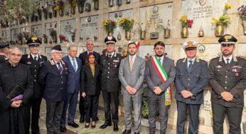 Monreale, 39 anni fa l’omicidio mafioso del carabiniere Giaccone: la commemorazione al cimitero