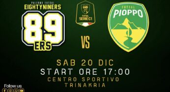 Giro di boa per il Pioppo Futsal, oggi i gialloverdi saranno ospiti del Palermo Futsal 89ers 