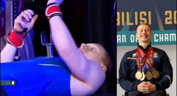 Gabriele Di Cristina sul tetto d’Europa: il giovane pioppese trionfa all’European ParaPowerlifting Championships a Tbilisi