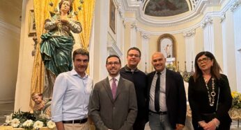 Monreale, la statua dell’Immacolata torna sull’altare della chiesa di San Francesco